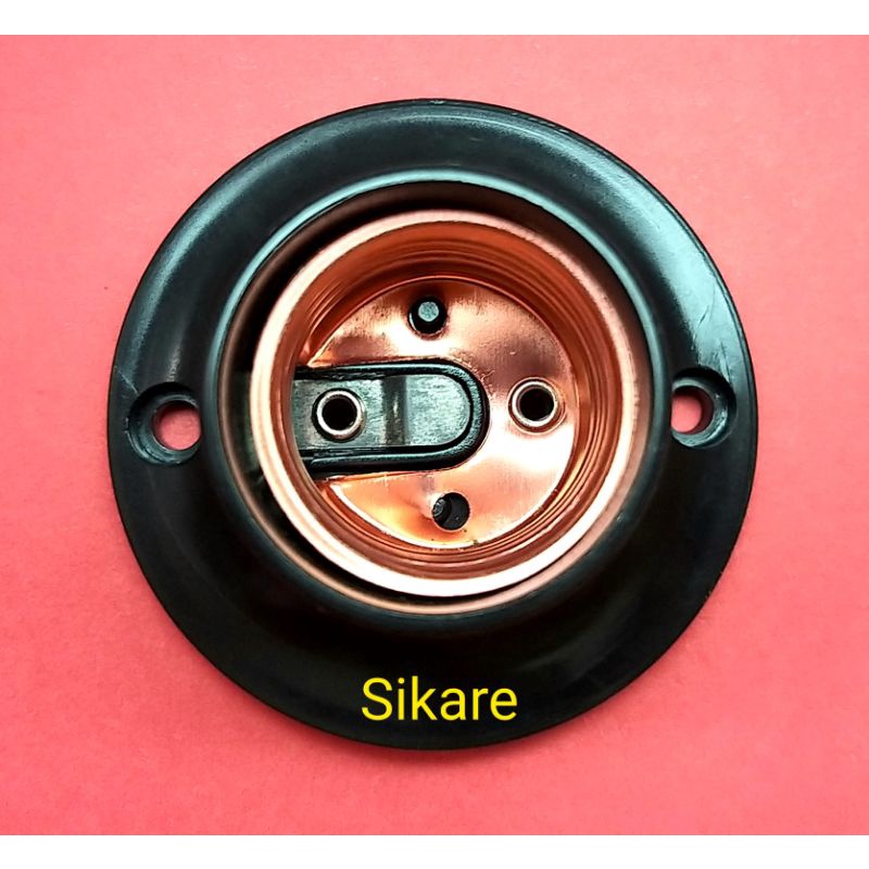 Fitting lampu plafon bulat flexio hitam/ Fitting lampu/Fitting lampu plafon/fitting lampu bohlam