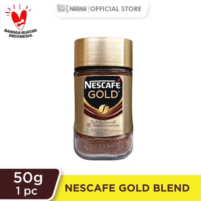 

Terlaris NESCAF Gold Kopi Instan Kopi Hitam 50g Jar Terlaris