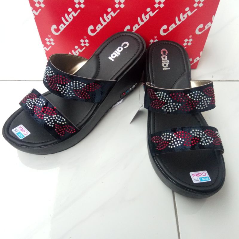 Sandal Wedges Calbi Slop Ban 2 Kepang