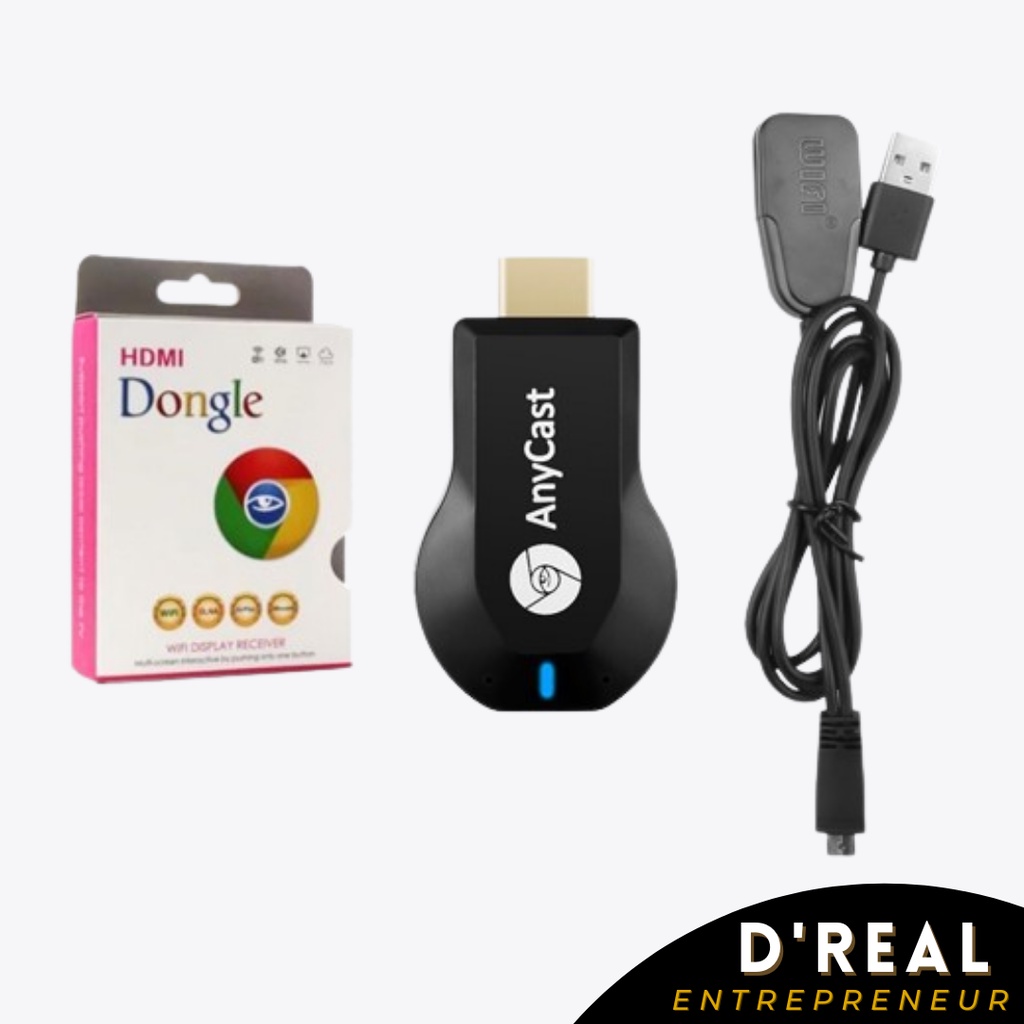 ORIGINAL ANYCAST HDMI DONGLE AIRPLAY MIRACAST WIFI DISPLAY RECEIVER TV M2 / M2 PLUS