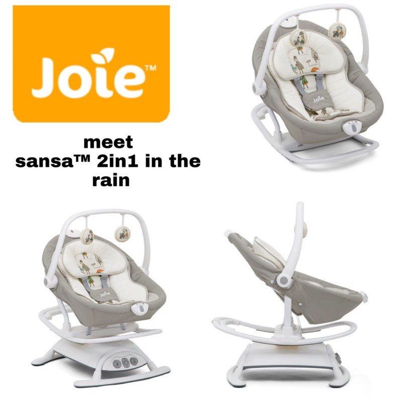 Makassar - Joie Meet Sansa 2 in1 Rocker / Swing / Ayunan Bayi Elektrik Otomatis