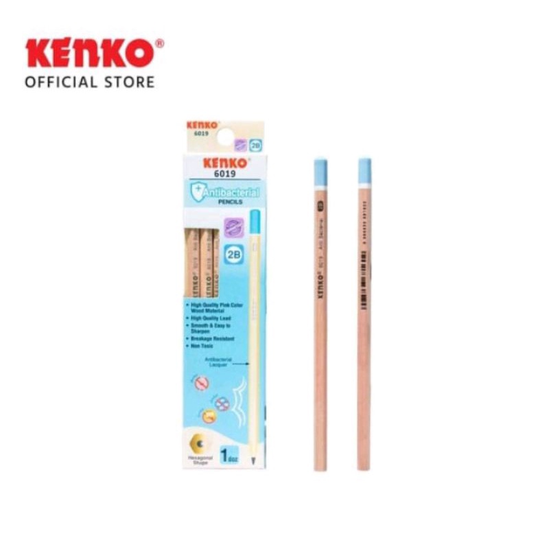 

KENKO pensil 2B 6019 anti bacterial