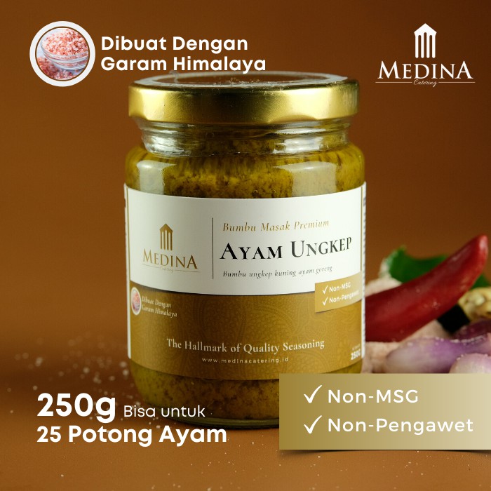 

Bumbu Instan Ayam Ungkep Premium (250gr) - Medina Catering