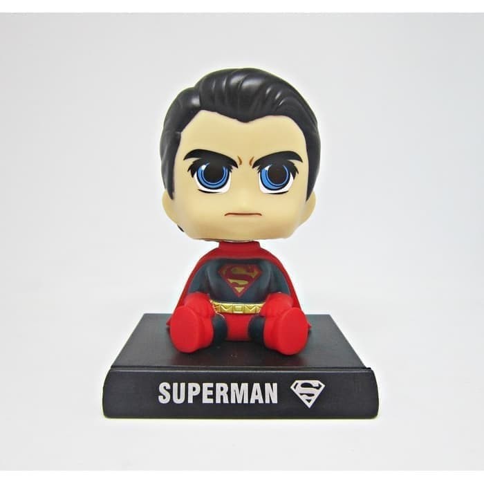 Pajangan Dashboard Mobil Bobble Head Kepala Goyang Superman