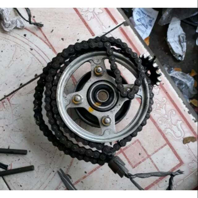 Nap Gear dan Rantai New Sonic 150 Original