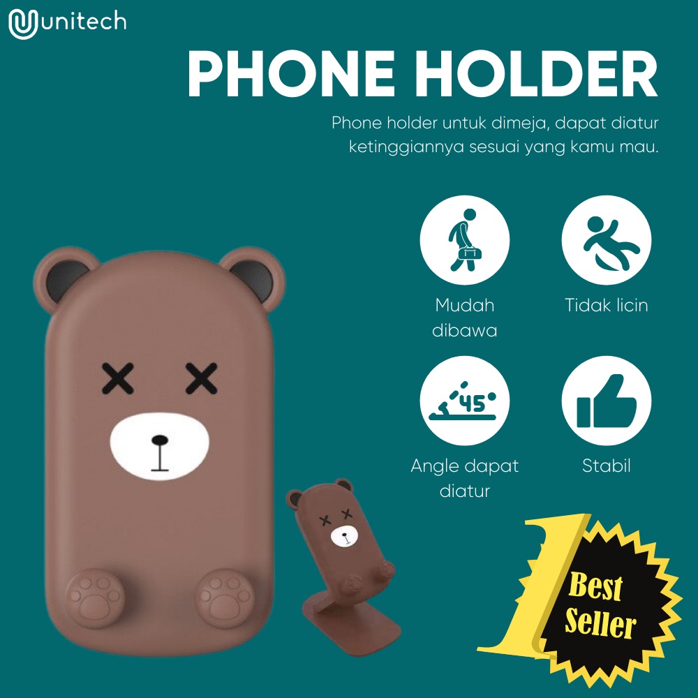 Holder Handphone Motif Animal Dudukan Holder Hape Tablet Universal