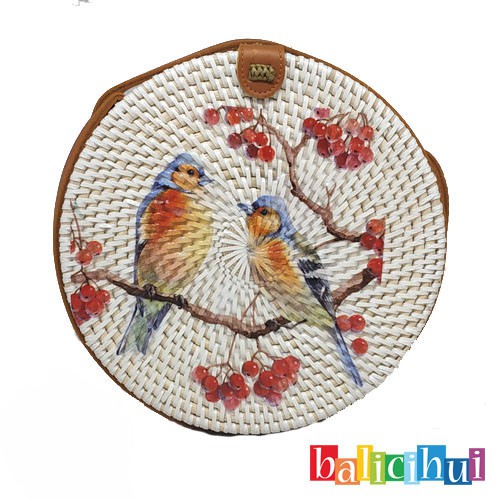 

BALICIHUI TAS ROTAN BALI LUKIS BURUNG