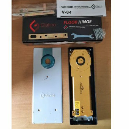 Engsel Tanam Pintu Kaca / FLOOR HINGE GLATINO V84 / Door Closer Tanam / Engsel Pintu Kaca Tanam