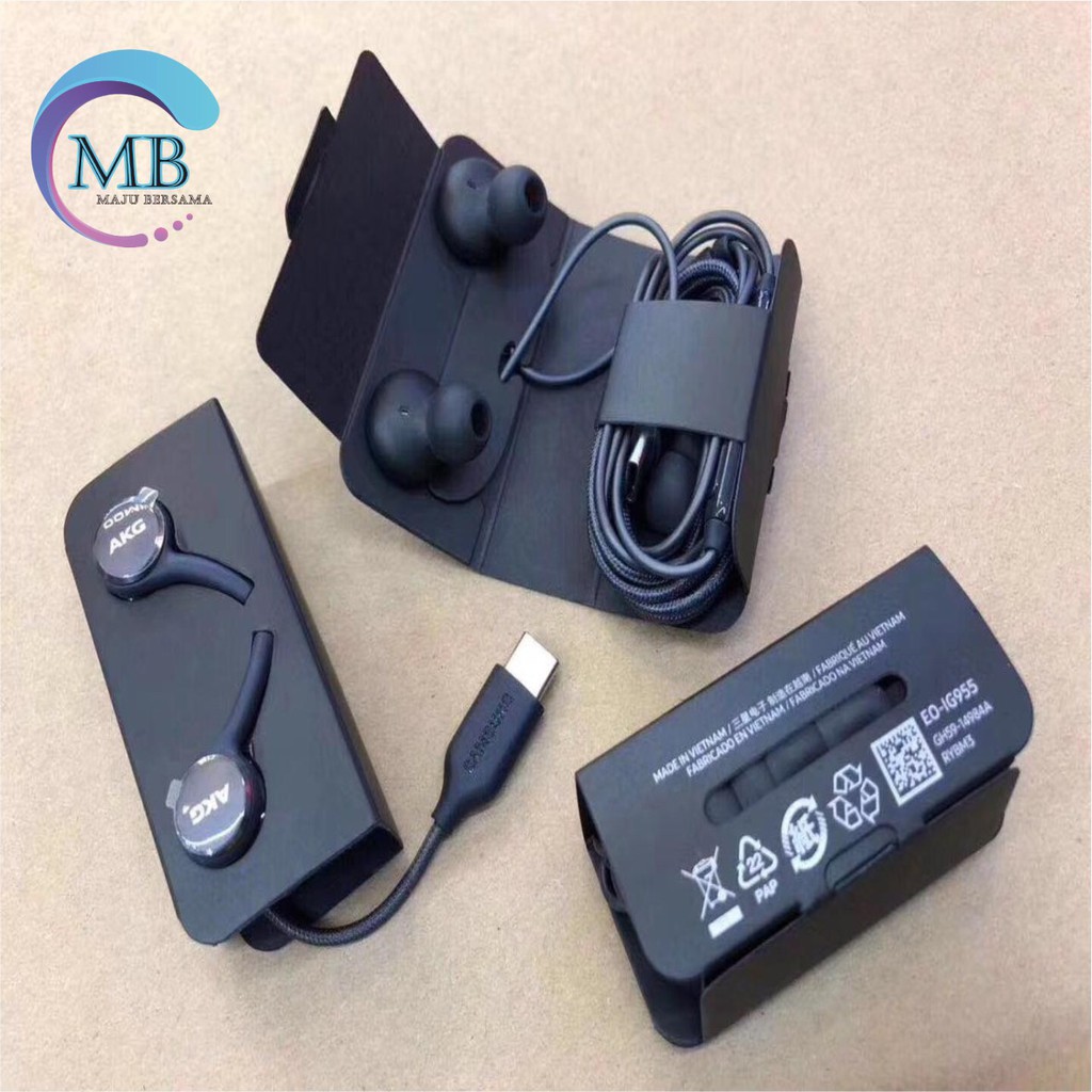 BM038 TIPE C a90 a80 note10 10+ note20 s20 s20+ s21 s22 s22ultra a73 z flip 3 zflip 4 z fold 3 z fold 4 headset Hf headsfree  earphone Samsung tipe c  Tuned by akg original MB636