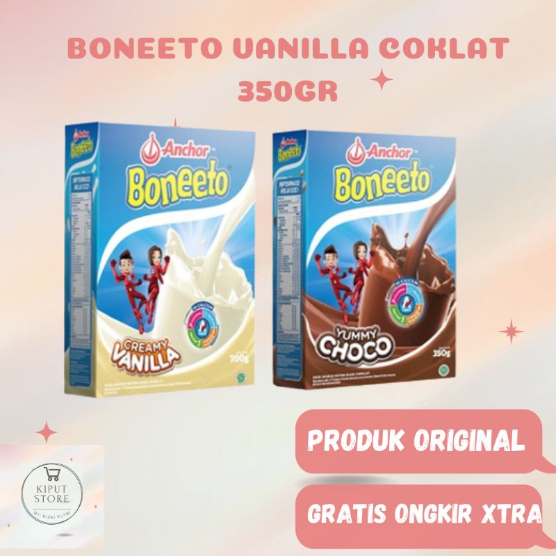 

BONEETO susu bubuk anak rasa cokelat vanila 340 g ,685 g