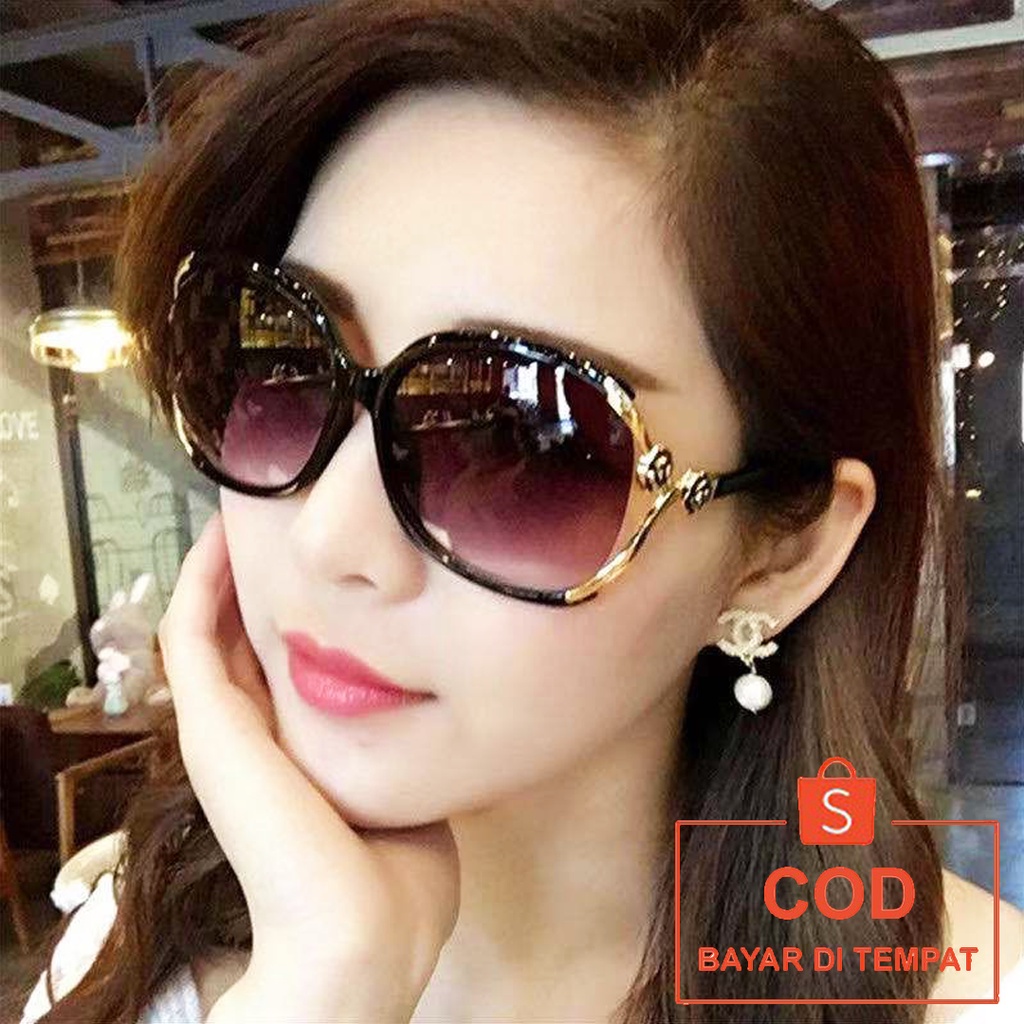 ✅COD KACAMATA HITAM SUNGLASSES AKSESORIS FASHION KOREAN STYLE PHOTOCROMIC ANTI RADIASI GAYA WANITA PEREMPUAN CEWEK KOREA ORIGINAL