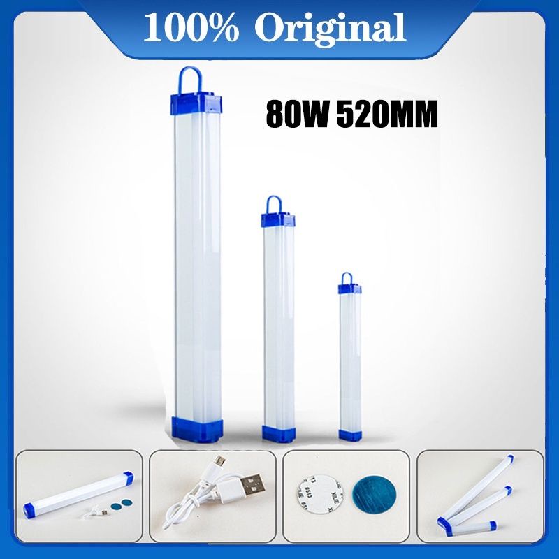 Lampu Emergency LED USB Portable Neon LED Emergency Lampu Darurat