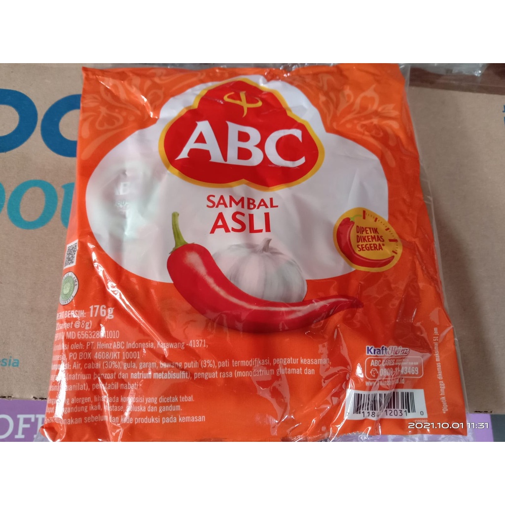 

saus sambal/tomat ABC