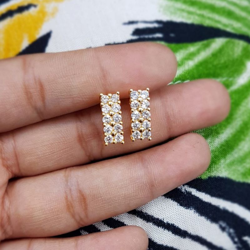 anting titanium asli cantik awet tahan lama