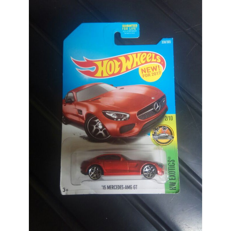 hotwheels 15 MERCEDES-AMG GT merah HW EXOTICS