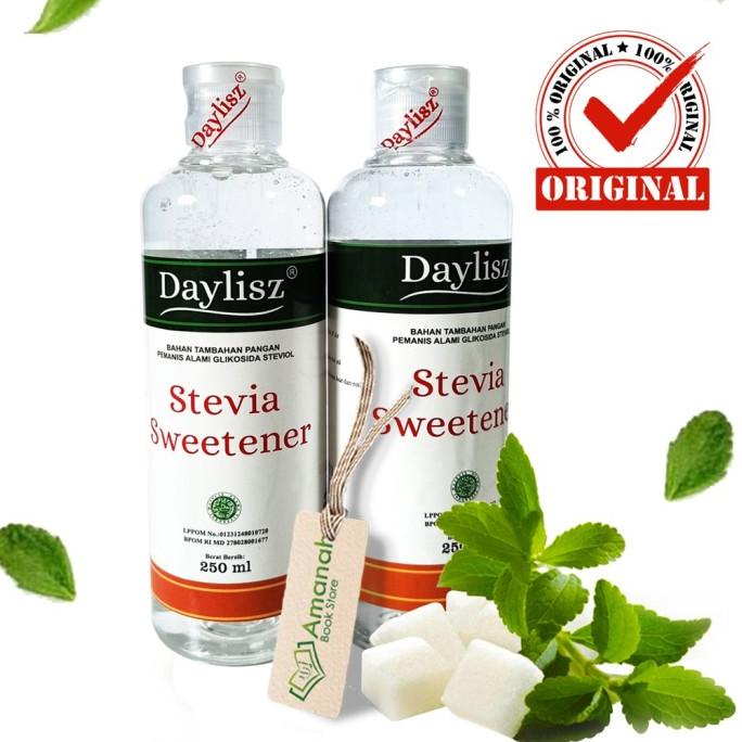

Gula Cair Stevia Sweetener Daylizs 250ml Pemanis Stevia Natural Healty