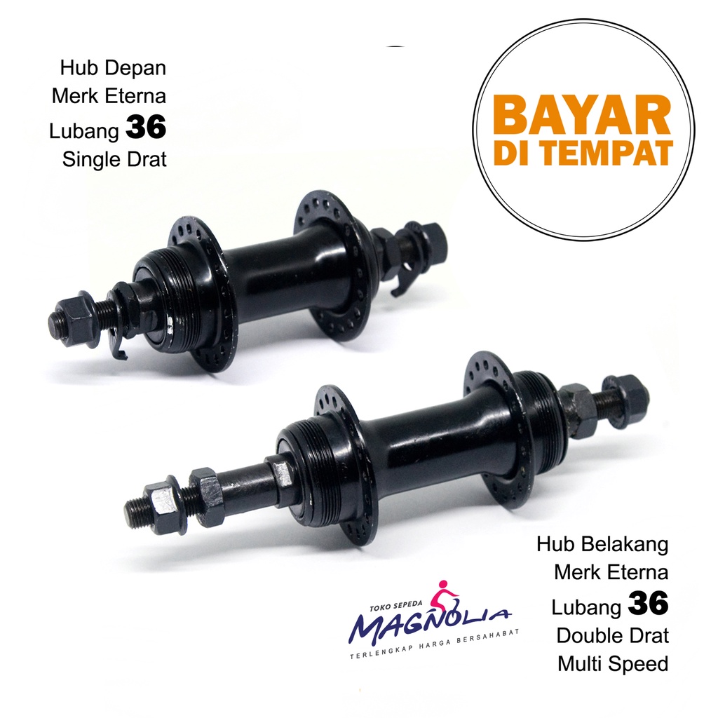 Bos Sepeda Depan Belakang Lubang 36 Drat untuk BMX MTB Universal