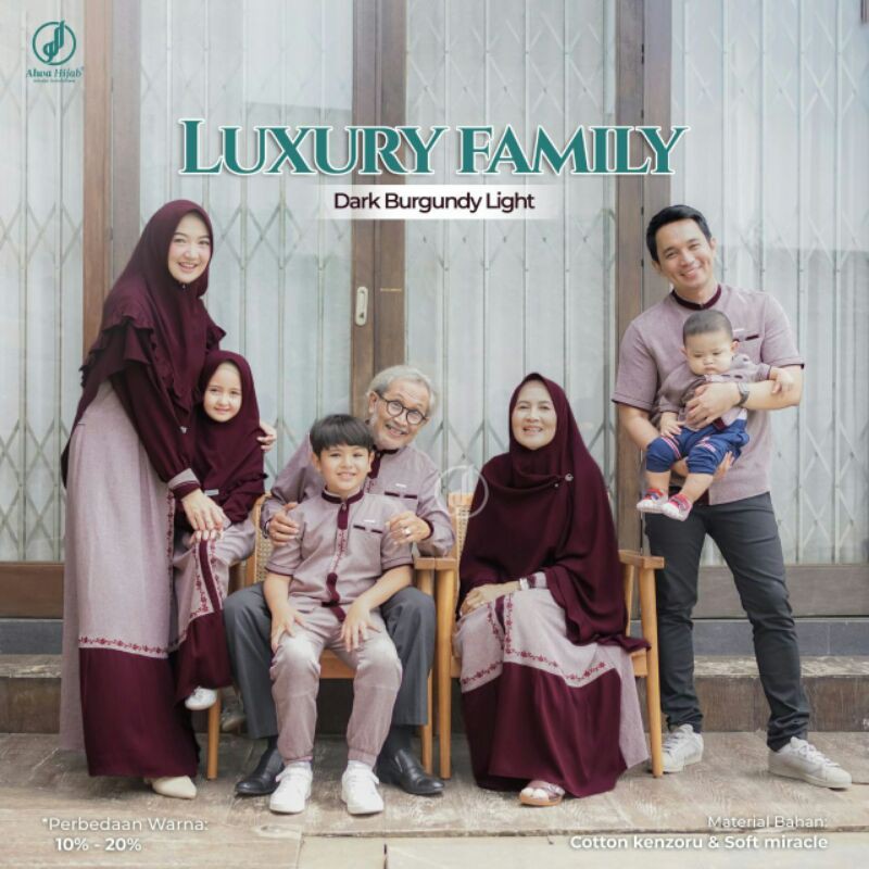LUXURY DARK BURGUNDY LIGHT ORI ALWA HIJAB