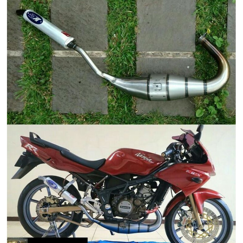 Knalpot Aitech Galvanis Original Cobra Big volume new Ninja R RR SS model CMS Big Volum Rol Pres-3