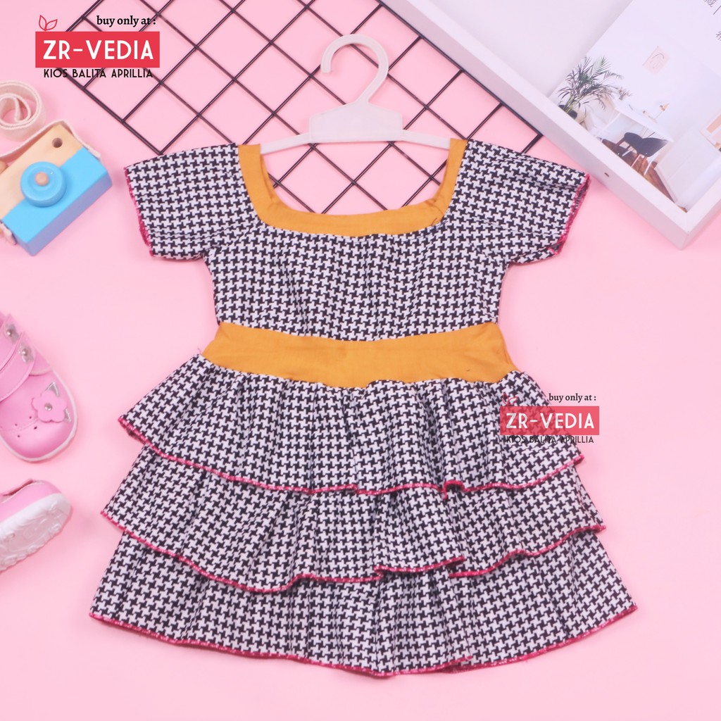 Dress Nayla uk Bayi 3-12 month / Dress Bayi Dress Baby Dress Anak Murah Dress Balita Kaos Anak