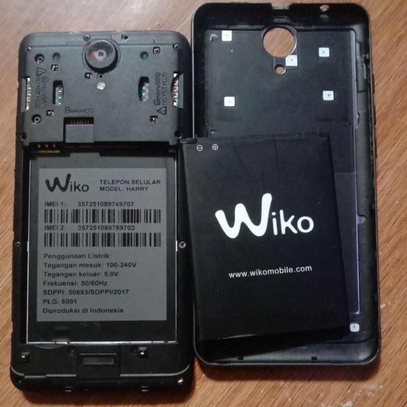 mesin hp wiko HARRY tingal naik lcd mesin normal segel