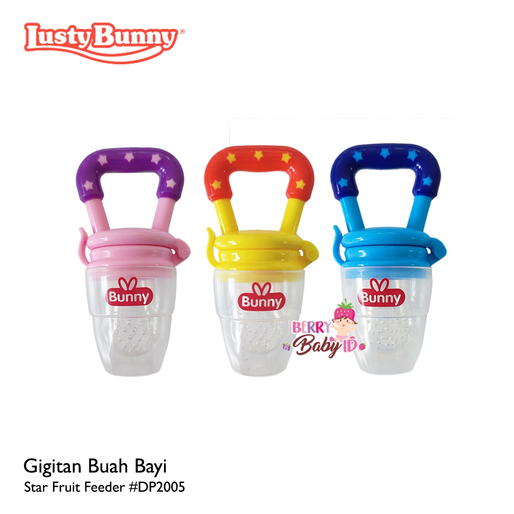 Lusty Bunny Star Fruit Feeder Gigitan Buah Empeng Buah Bayi DP2005 Berry Mart