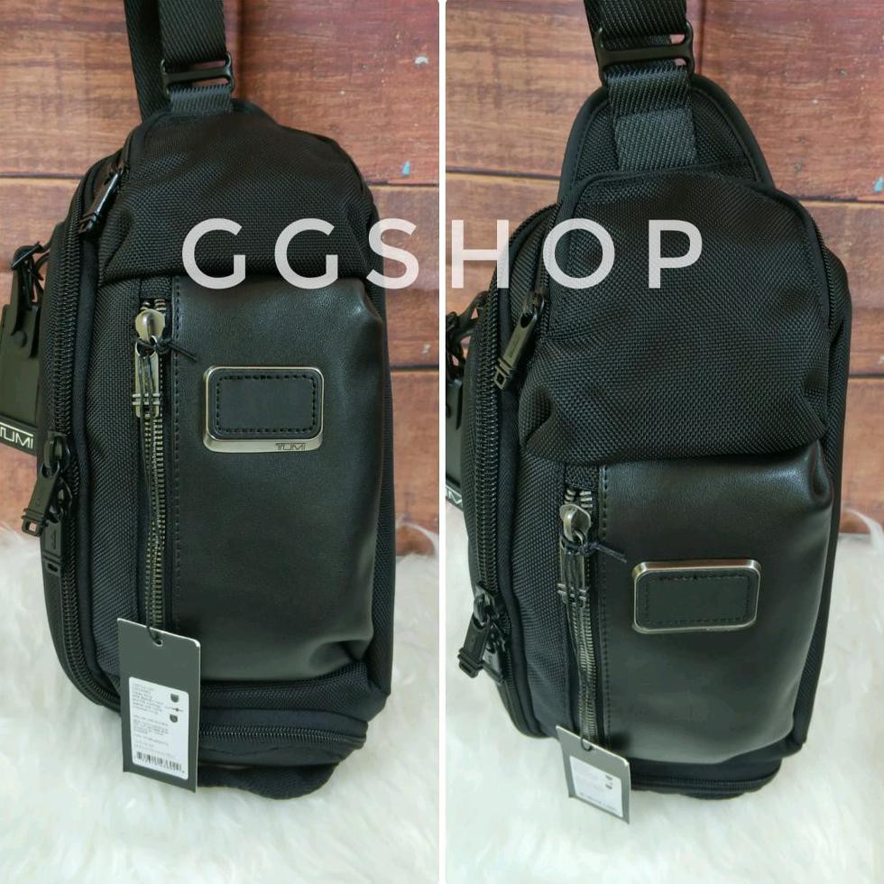 Paling Murah Tas Selempang Pria Tumi Kelley Bodybag Slingbag Import Mirror