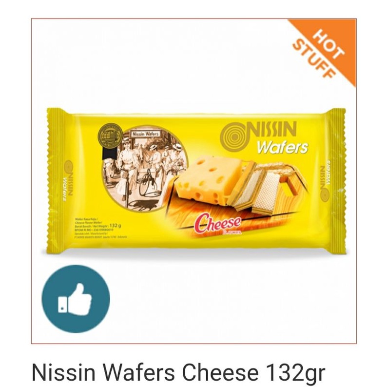 

Nissin Wafers Cheese 132gr