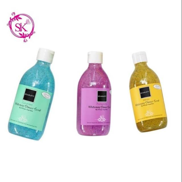 SCARLETT WHITENING BODY SHOWER SCRUB- SHOWER SCRUB SCARLETT CUCUMBER