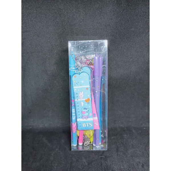 

Pulpen BTS Gantungan Penggaris isi 12pcs