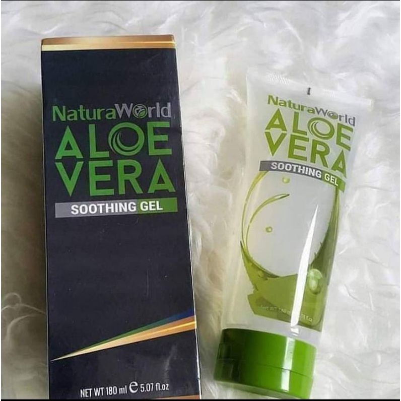 Aloe Vera Gel Natura World 100% Original asli dari member resmi (guna untuk menghilangkan ketombe, m