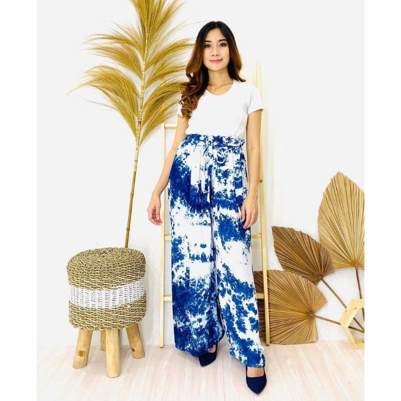 Celana Kulot Tie Dye