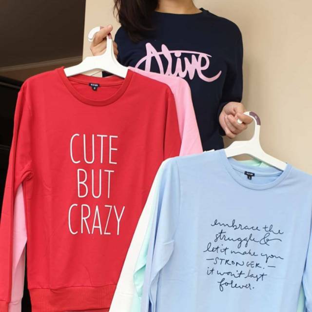 Sweater branded sisa ekspor