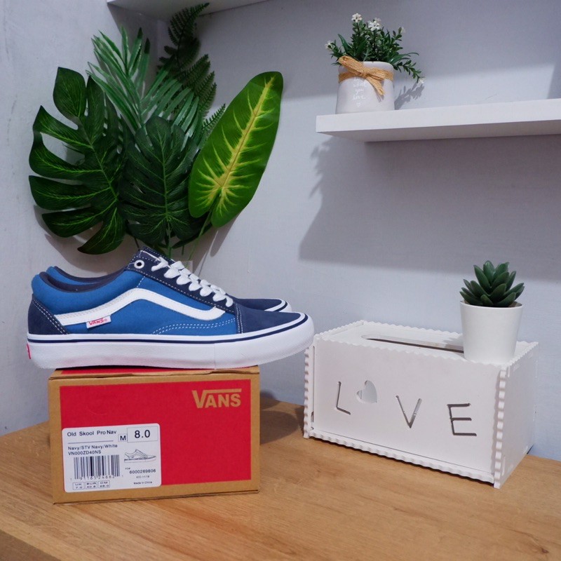 Vans old skool pro skate ultracush navy original / vans pro original