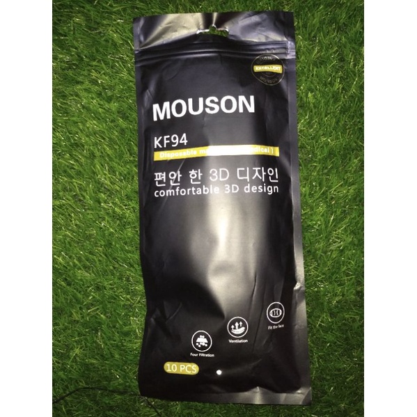 Masker KF94 MOUSON Original Logo TNI POLRI 4 Ply