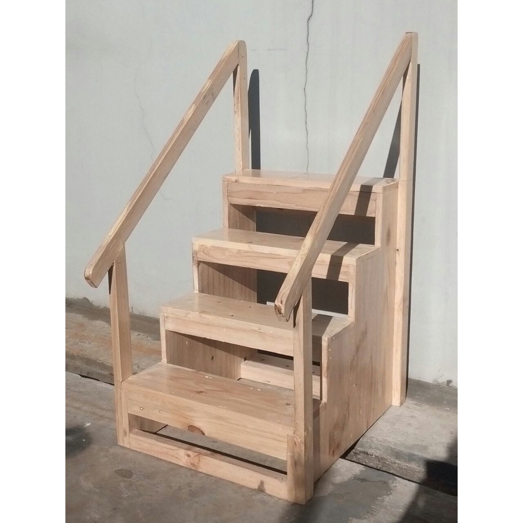 jual new kursi tangga tingkat kayu jati belanda | shopee indonesia