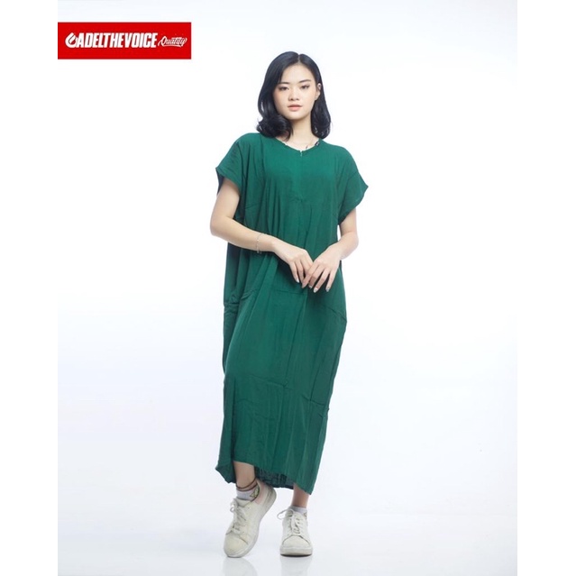 Daster sultan polos green