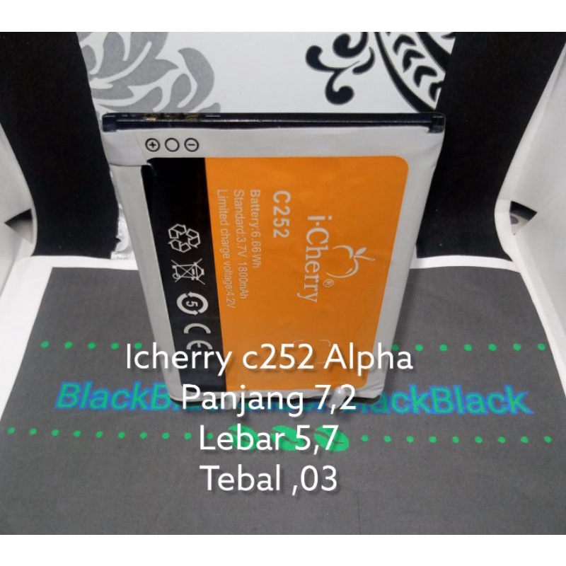 Batrai icherry C252 Alpha Batre i cherry C 252 Baterai Original