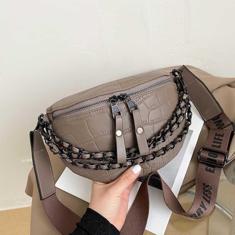 BJ15811 BLACK/BROWN/COFFEE/YELLOW - TAS PINGGANG WAISTBAG SLING BAG CROSSBODY IMPORT KULIT PU LEATHER TERMURAH TERLARIS BAGSTORE JAKARTA LT1423 CR7475 ELJ5811 BQ3195 GT1863