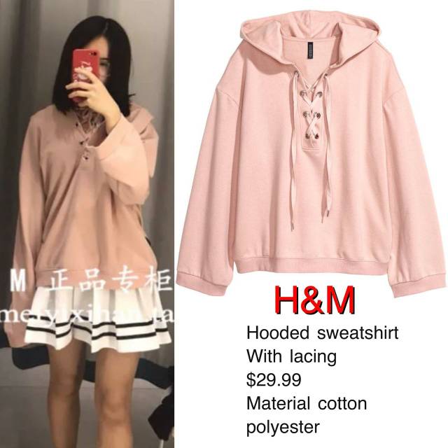 h and m hooded sweatshirt