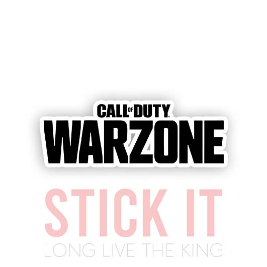 

Stiker sablon setrika DTF kaos baju sticker vinyl call of duty war zone gamer 10
