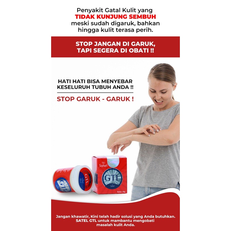 SATEL GTL Original Salep Gatal Salep Kulit Obat Kulit Obat Gatal Cream SATEL GTL Original