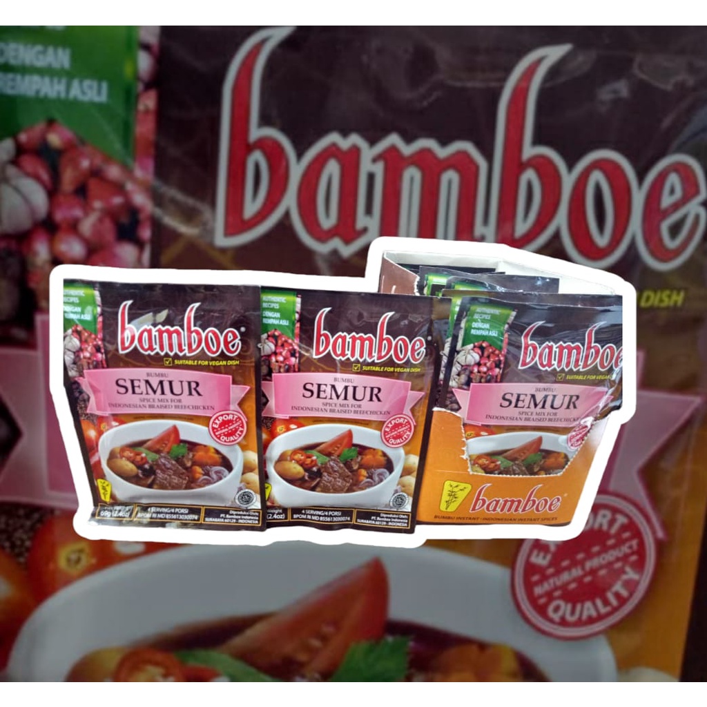 Bamboe bumbu dapur all varian rawon rendang balado soto gule opor dll