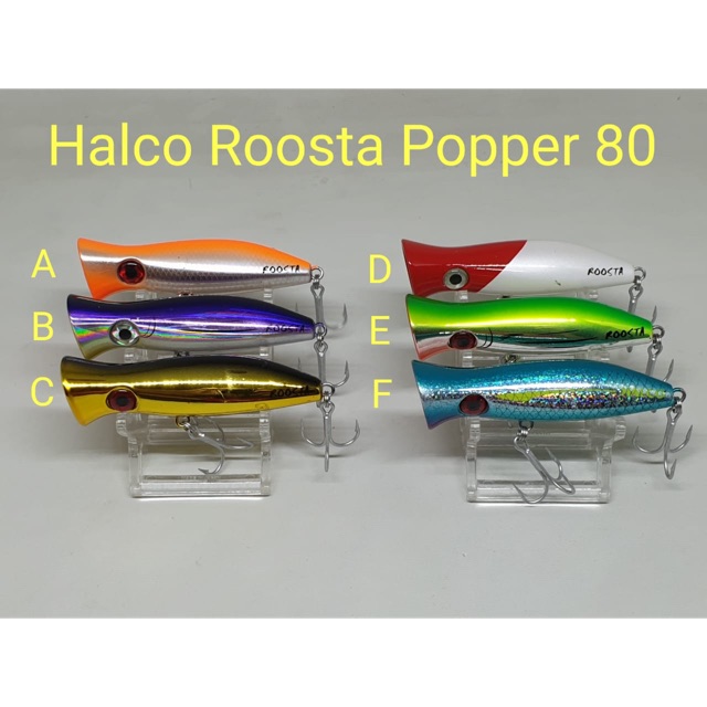 Umpan Pancing Popping Halco Roosta Popper 80