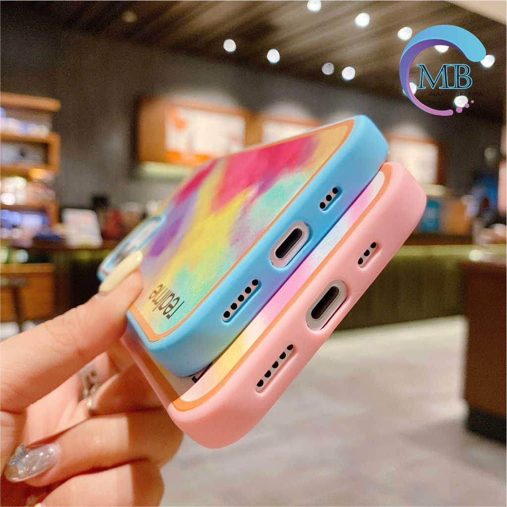 SS044 SOFTCASE RAINBOW REALME C2 2 PRO A1k 5 5i C3 5S 6 C11 C12 C25 narzo 30A C15 C17 7i MB2245