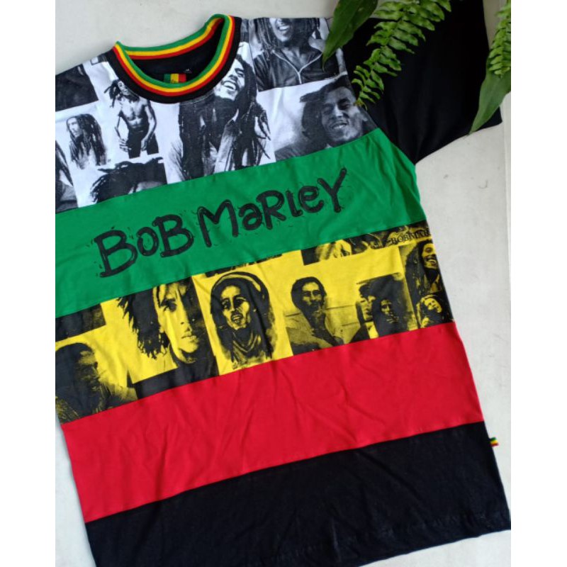 Kaos baju Bob Marley reggae original baju pria