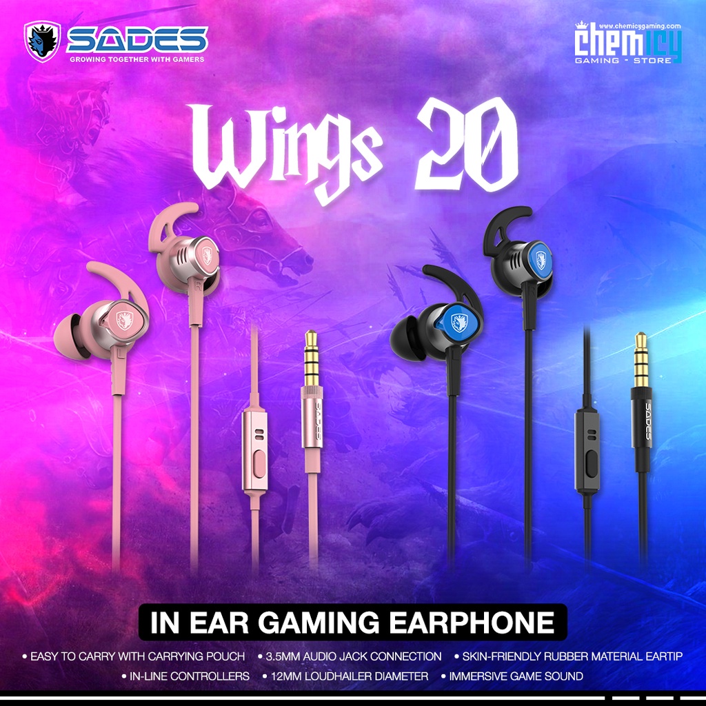 Sades Wings 20 In-Ear Gaming Earphone