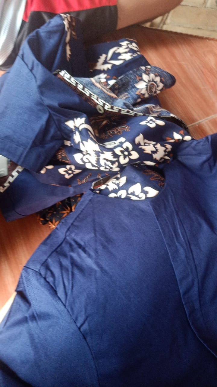 Maja - Long Kyoto Top  / Atasan Batik Wanita Lengan Panjang