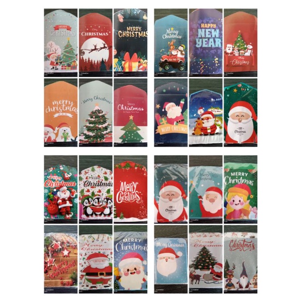 

Amplop Angpao Natal Merry Christmas isi 10