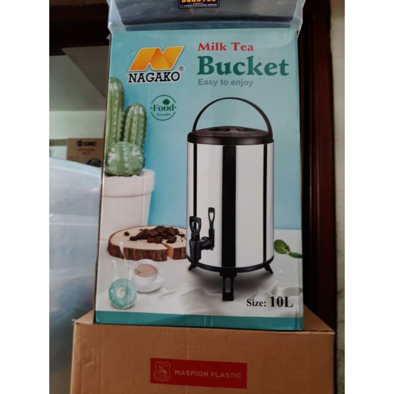 Termos Jumbo 10 Liter / Drink Jar. Termos Air Kran Milk Tea Bucket